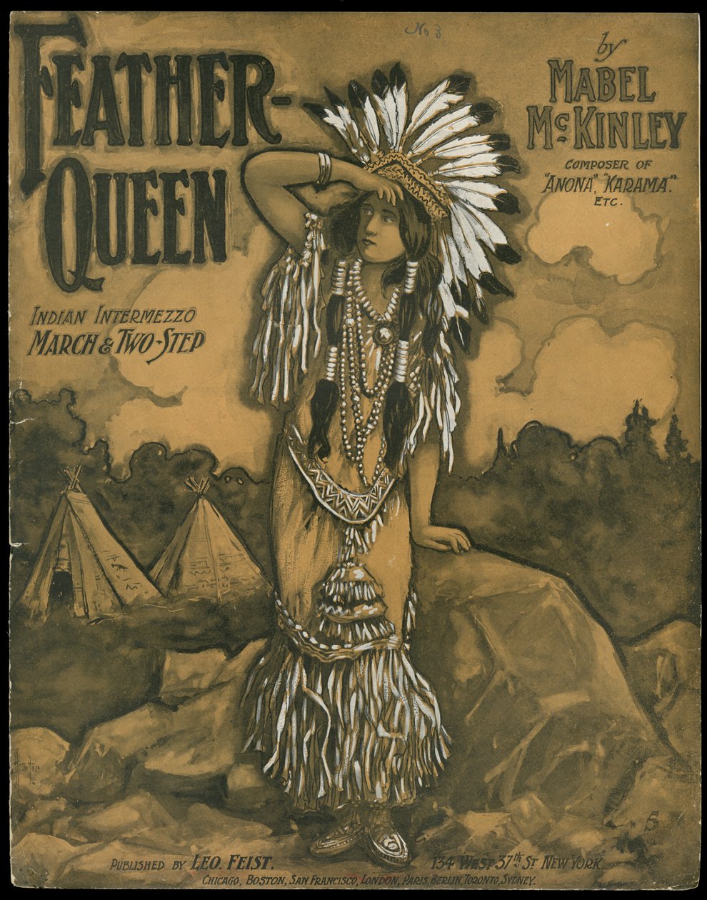 Pióro - Królowa, ok. 1770-1959 (druk) autorstwa Inc. Leo Feist