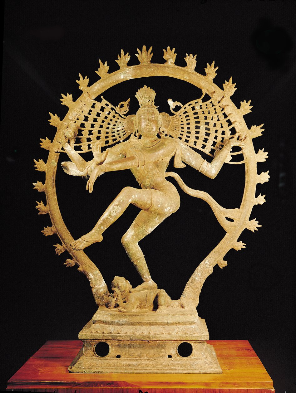 Shiva Nataraja (brąz) autorstwa Indian School