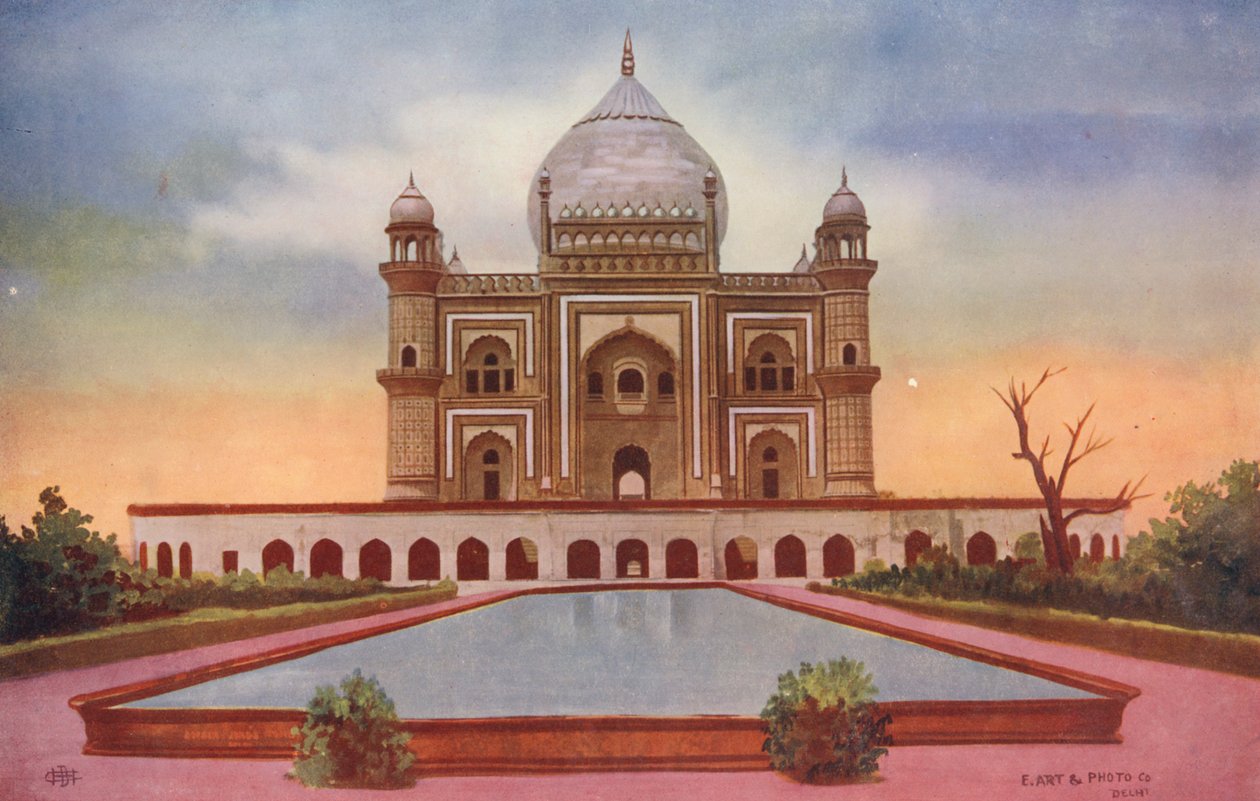 Grobowiec Safdar Jang, Delhi (zdjęcie kolorowe) autorstwa Indian photographer