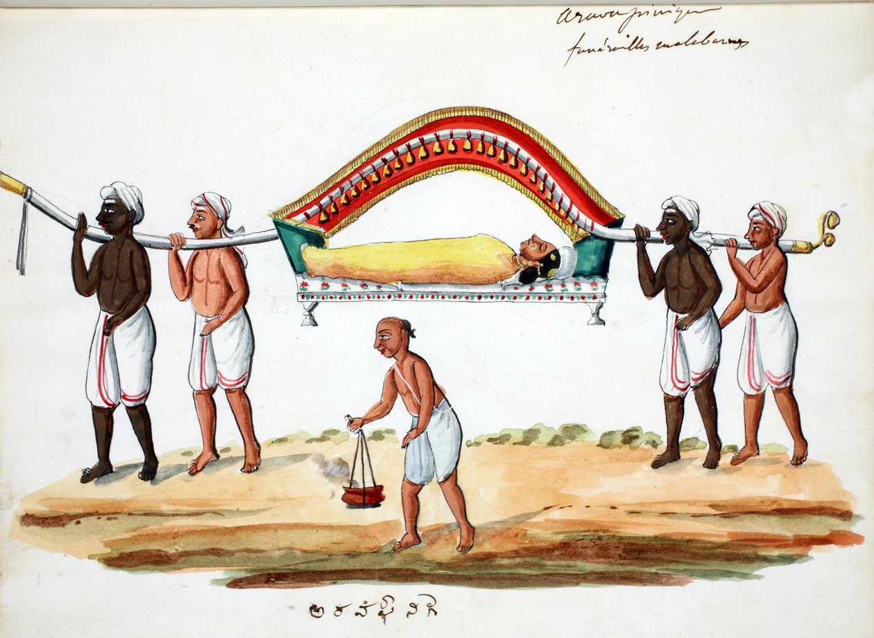 Procesja pogrzebowa (wc na papierze) autorstwa Indian School