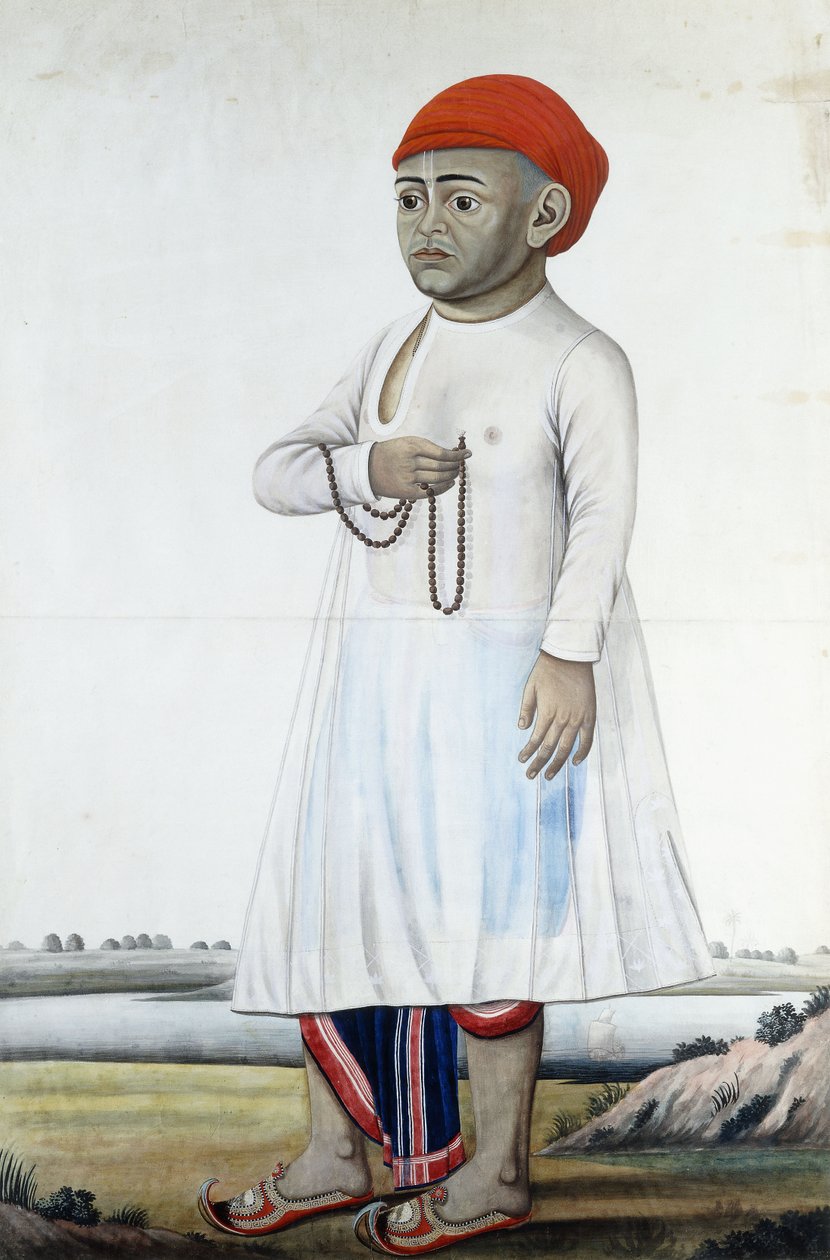 Portret wybitnego, ok. 1780-1790 autorstwa Indian School