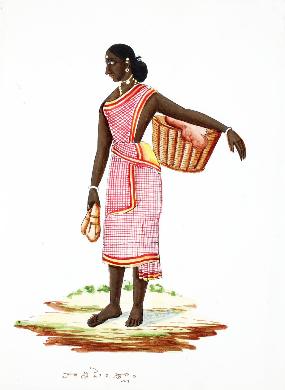 Praczka (wc na papierze) autorstwa Indian School