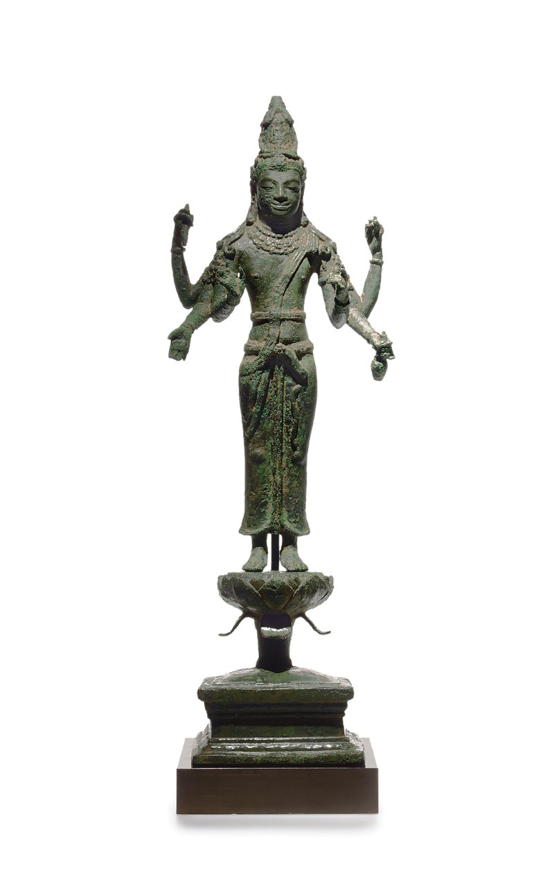 Figura Awalokiteśwary (brąz) autorstwa Indonesian