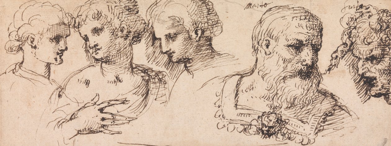 Pięć klasycznych głów autorstwa Inigo Jones