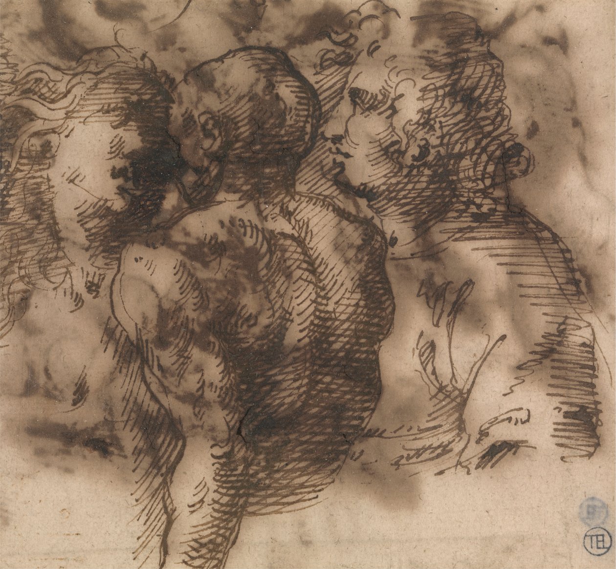 Trzy postacie w połowie długości autorstwa Inigo Jones