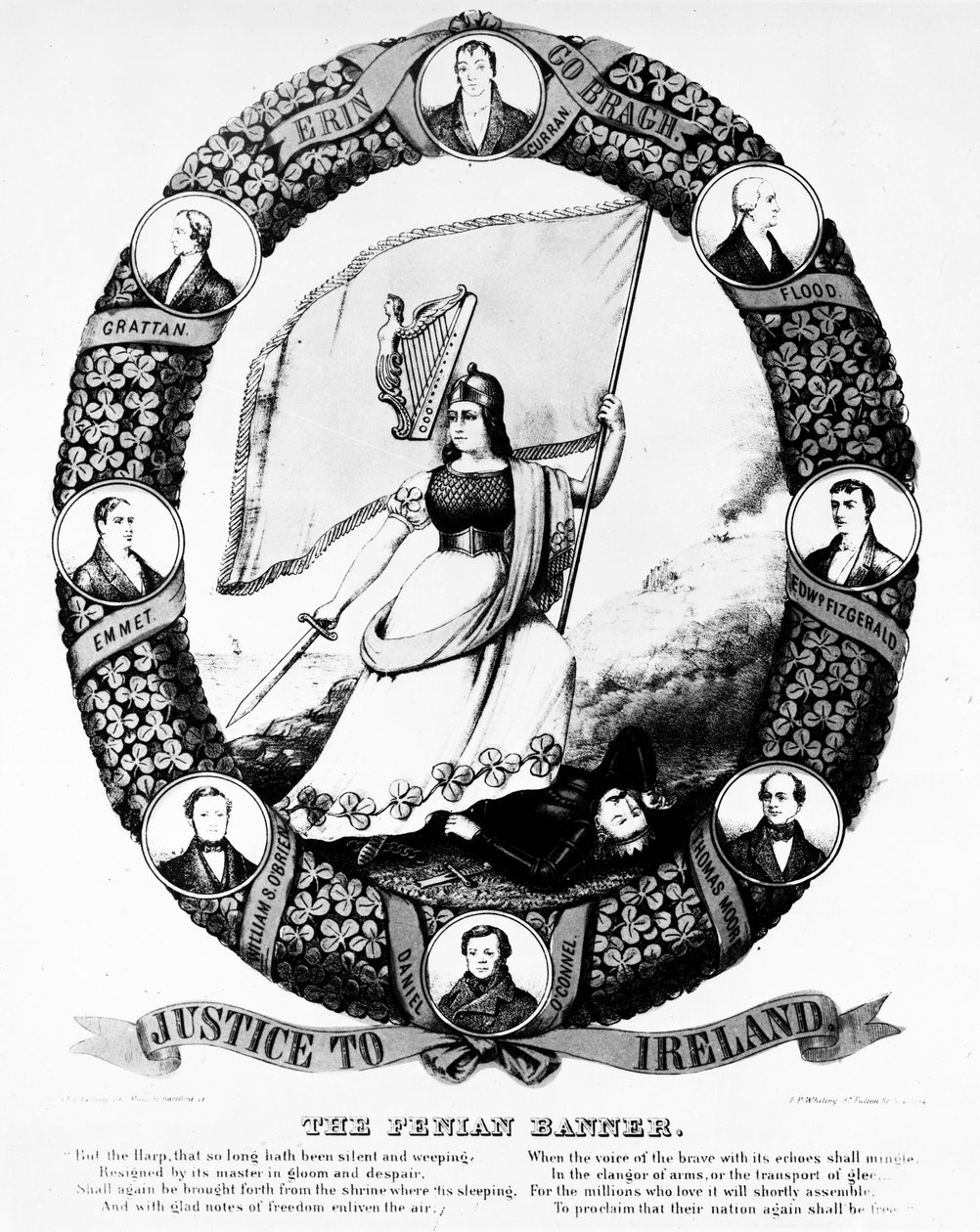 Sztandar Fenina, autorstwa Irish School