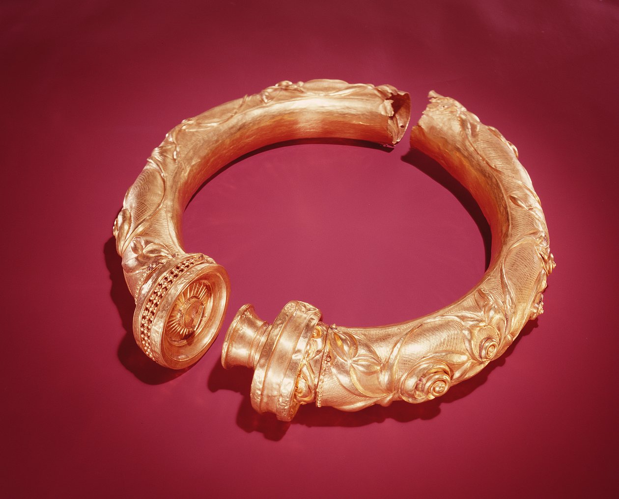 Kołnierz, Broighter, County Derry, wczesna epoka żelaza (złoto) autorstwa Iron Age