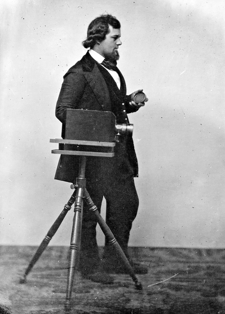Autoportret, ok. 1869 autorstwa Isaac Augustus Wetherby