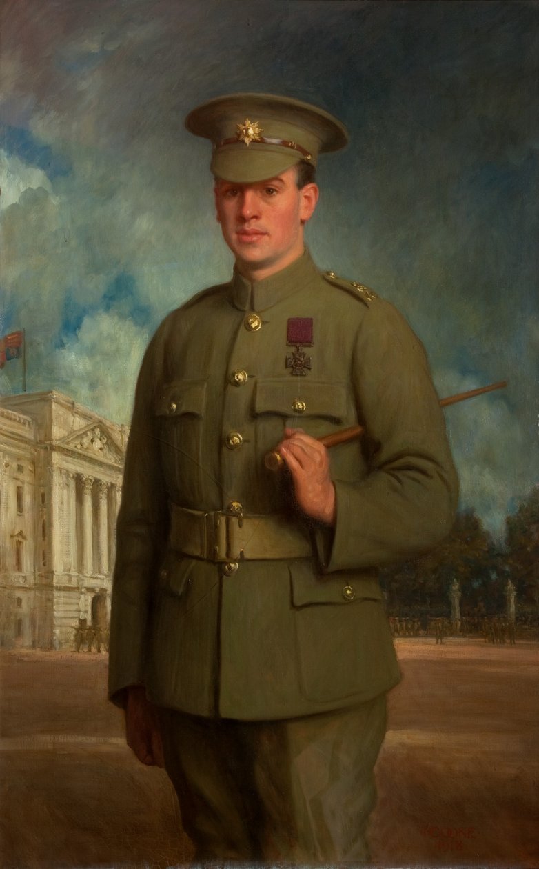 Szeregowy Thomas Whitham, VC, 1918 autorstwa Isaac Cooke