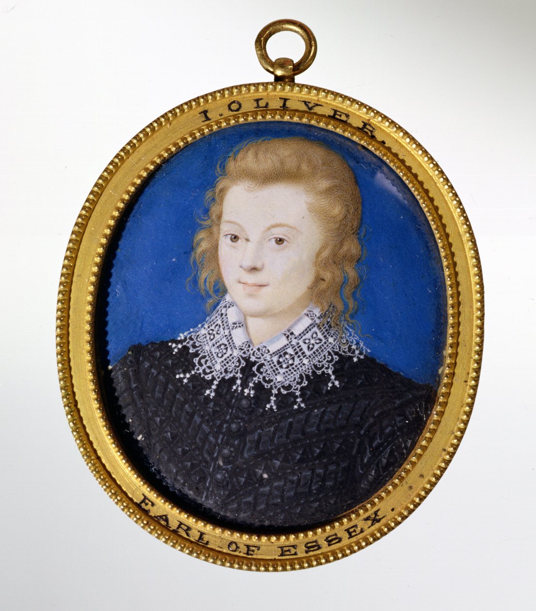 Portret Roberta Devereux, hrabiego Essex (1567-1601) autorstwa Isaac Oliver