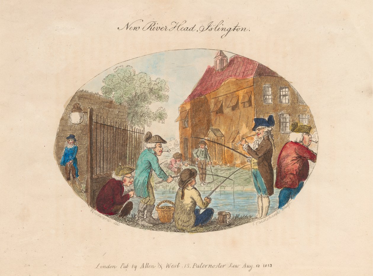 New River Head, Islington autorstwa Isaac Cruikshank