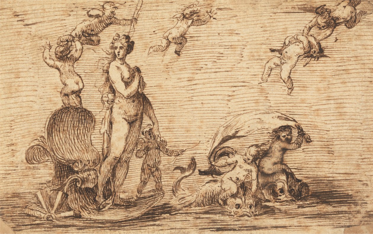 Nimfa Galatea autorstwa Isaac Fuller