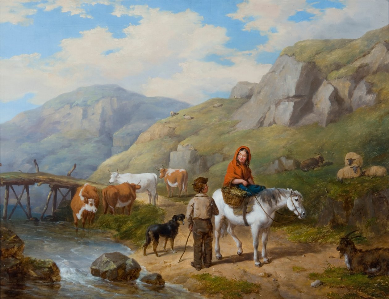 Plotka przydrożna, 1846 autorstwa Isaac Henzell