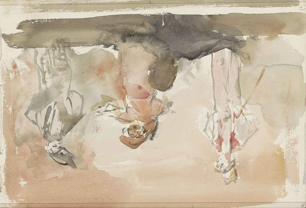 Trzech artystów na scenie autorstwa Isaac Israels