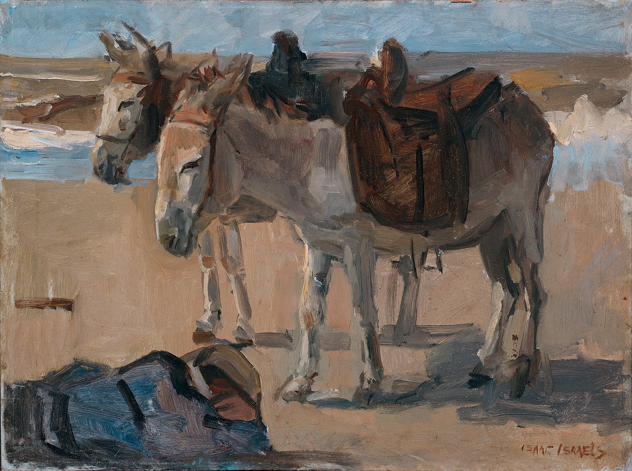 Dwa osły autorstwa Isaac Israels