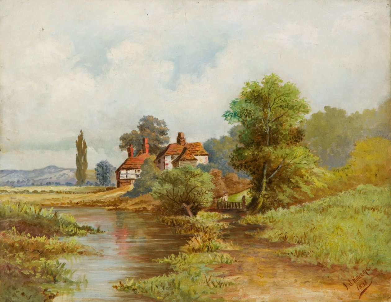 „Krajobraz”, 1893 autorstwa Isaac John Williams