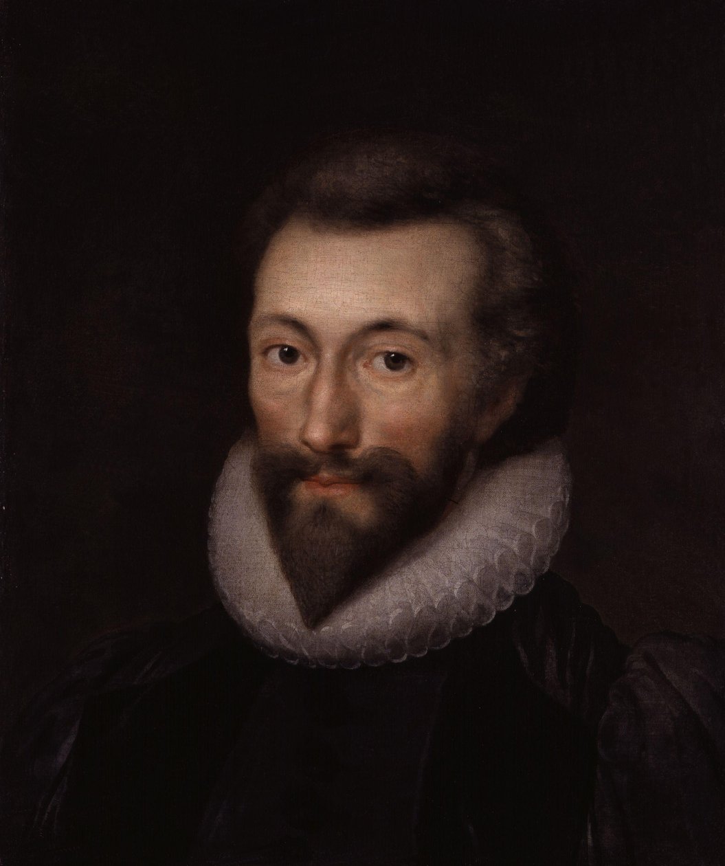 Portret Johna Donne .a autorstwa Isaac Oliver