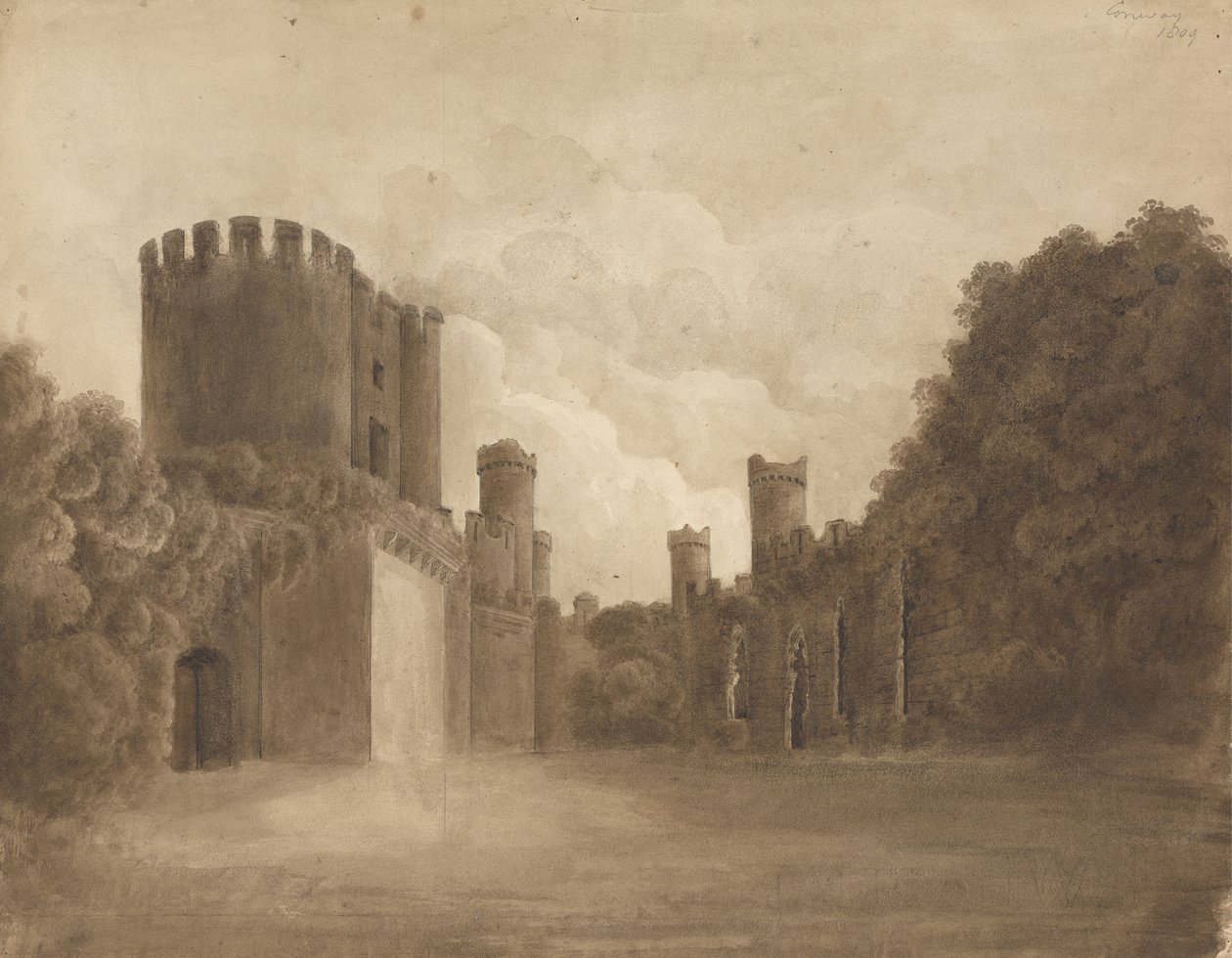 Conway (Zamek, Północna Walia) autorstwa Isaac Weld