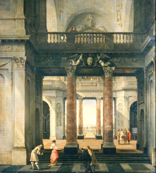 Sala Pałacu autorstwa Isaac van Nickele