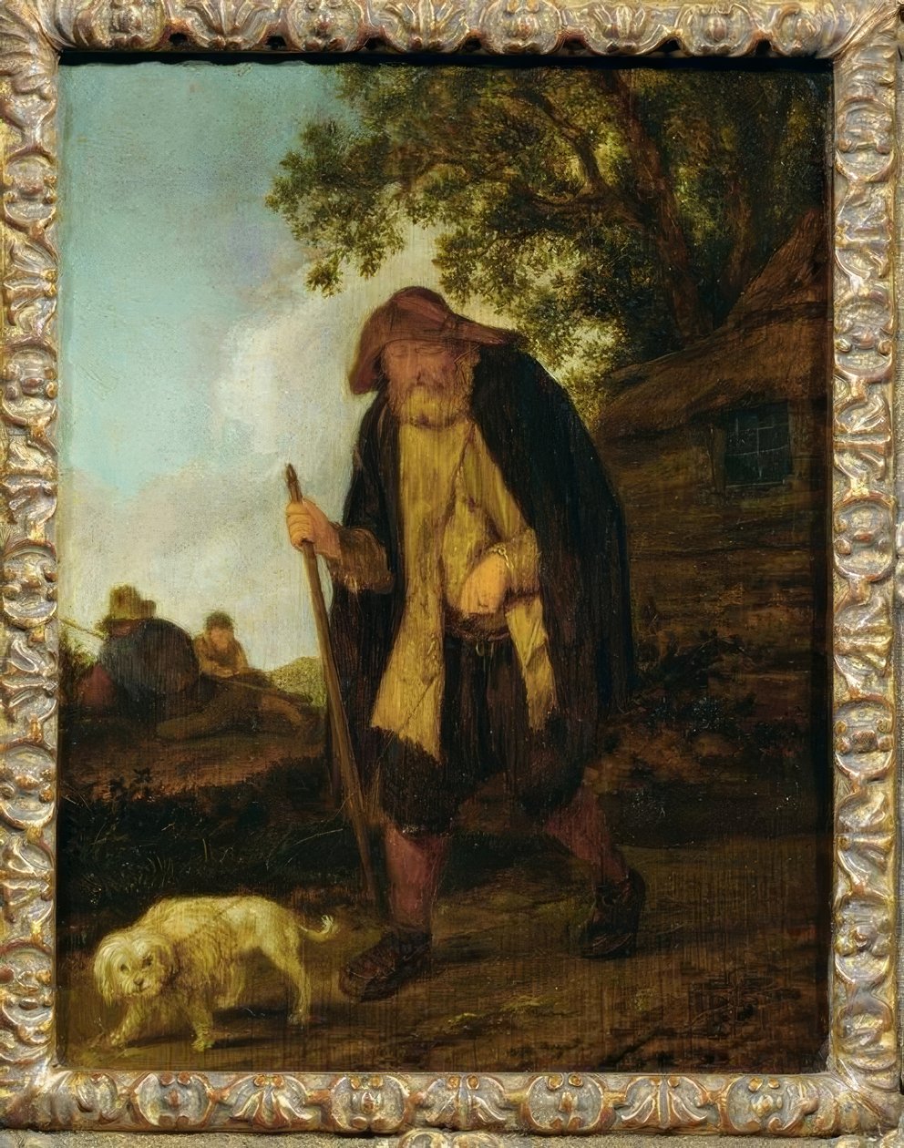 Ślepiec z psem autorstwa Isaac van Ostade