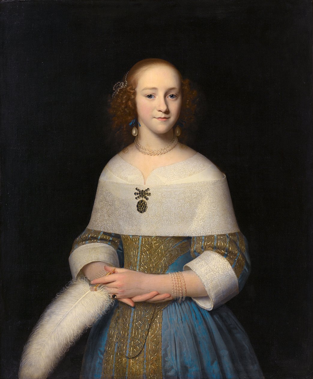 Portret młodej damy autorstwa Isaack Luttichuys