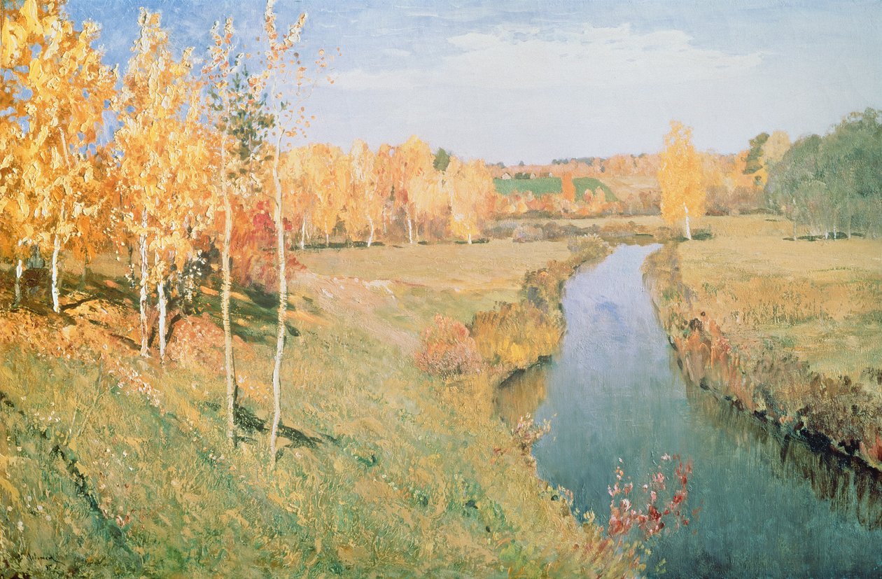 Złota Jesień, 1895 autorstwa Isaak Ilyich Levitan