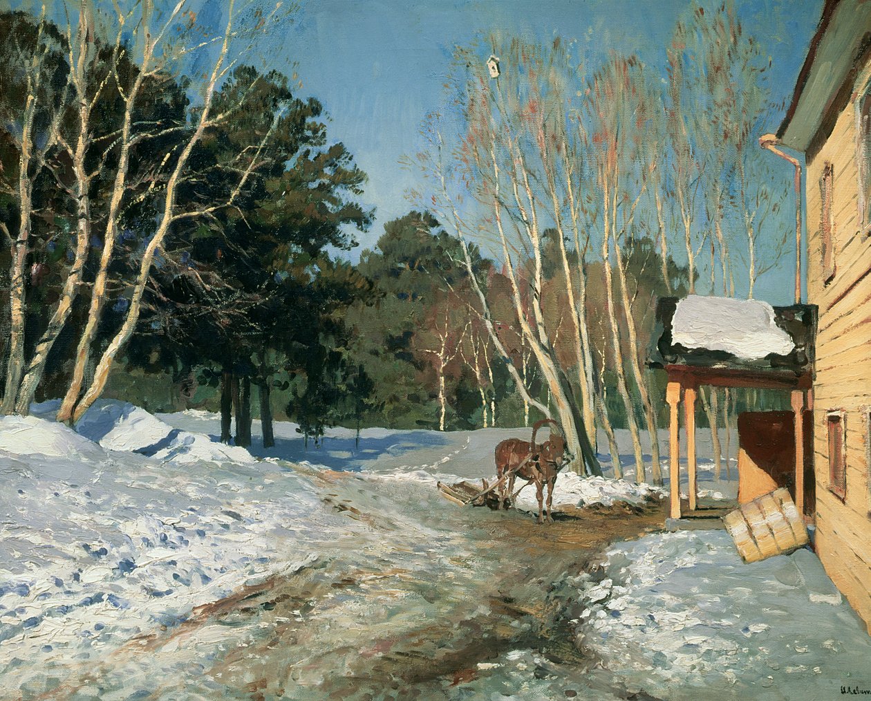 marzec, 1895 r. autorstwa Isaak Ilyich Levitan