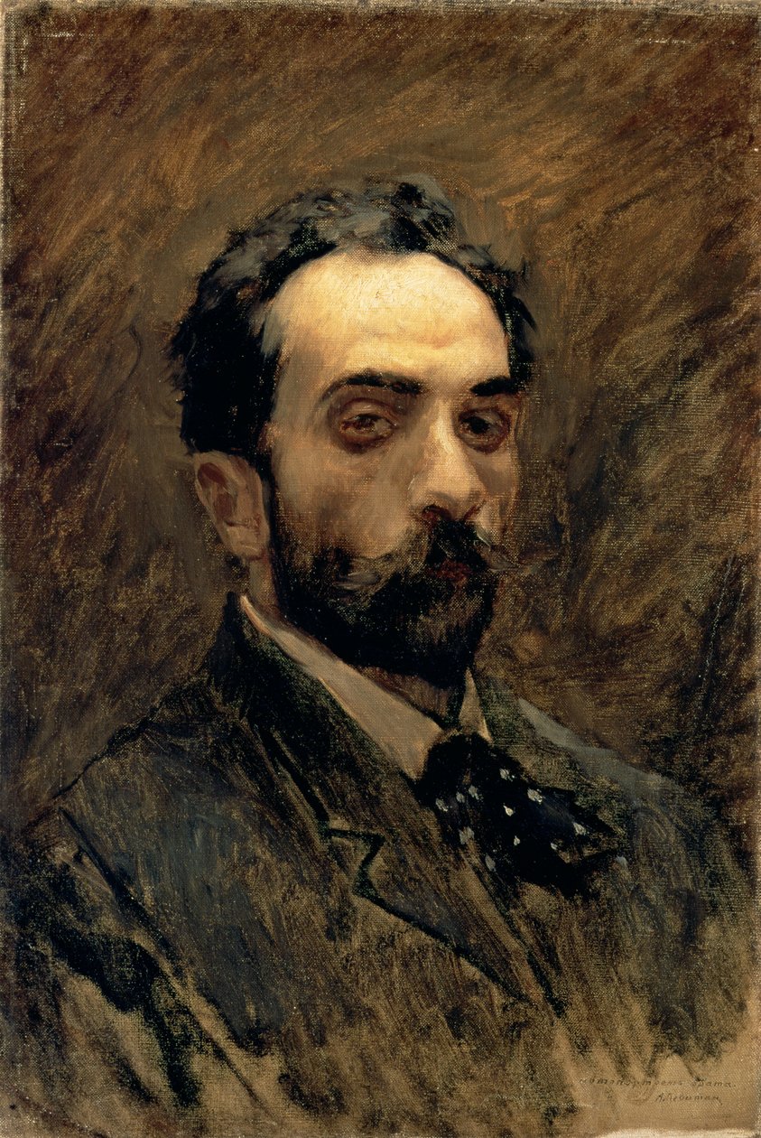 Autoportret, lata 90. XIX wieku autorstwa Isaak Ilyich Levitan