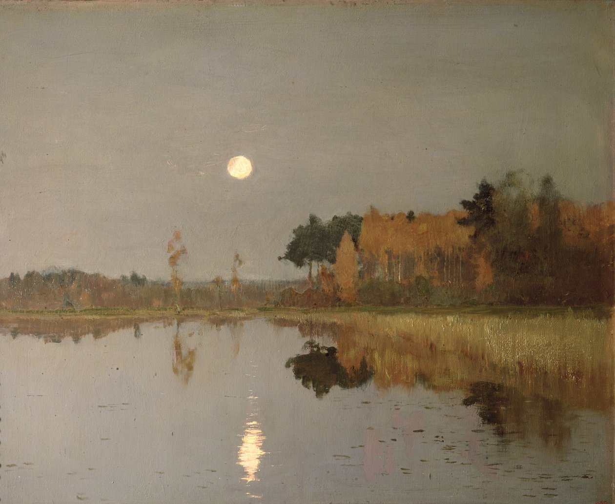 Zmierzch Księżyca, 1899 autorstwa Isaak Ilyich Levitan