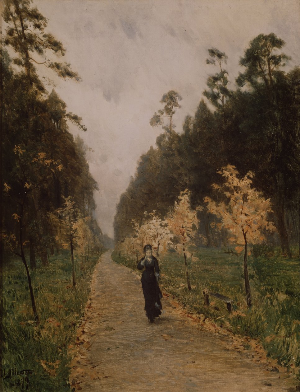 Jesienny dzień. Sokolniki, 1879 autorstwa Isaak Ilyich Levitan