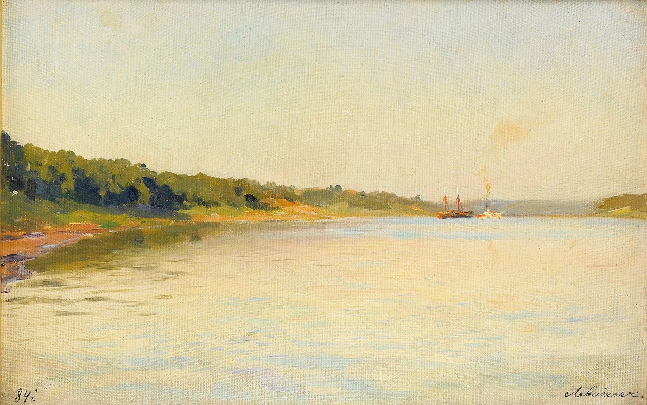 Brzeg Wołgi, 1889 autorstwa Isaak Ilyich Levitan