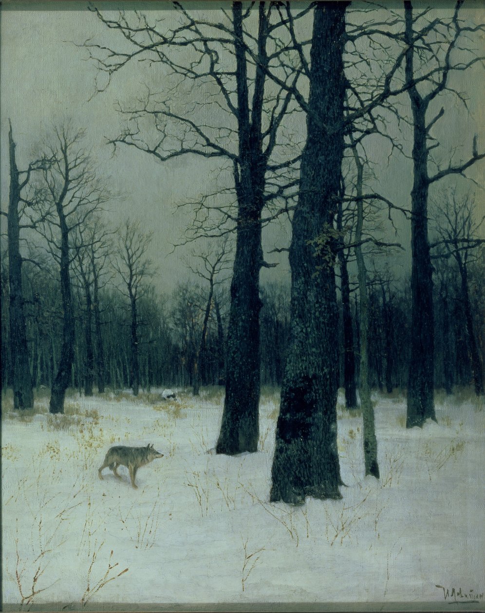 Drewno zimą autorstwa Isaak Ilyich Levitan