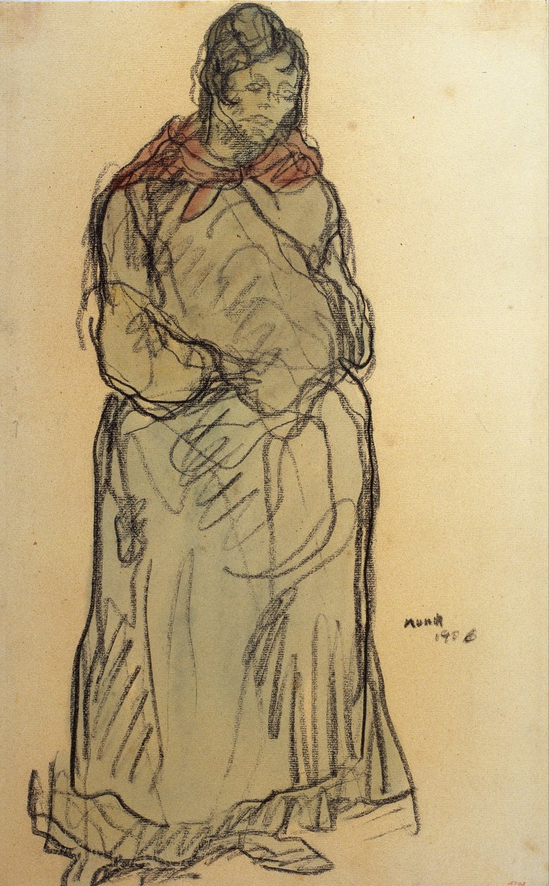 Gypsy Standing autorstwa Isidre Nonell