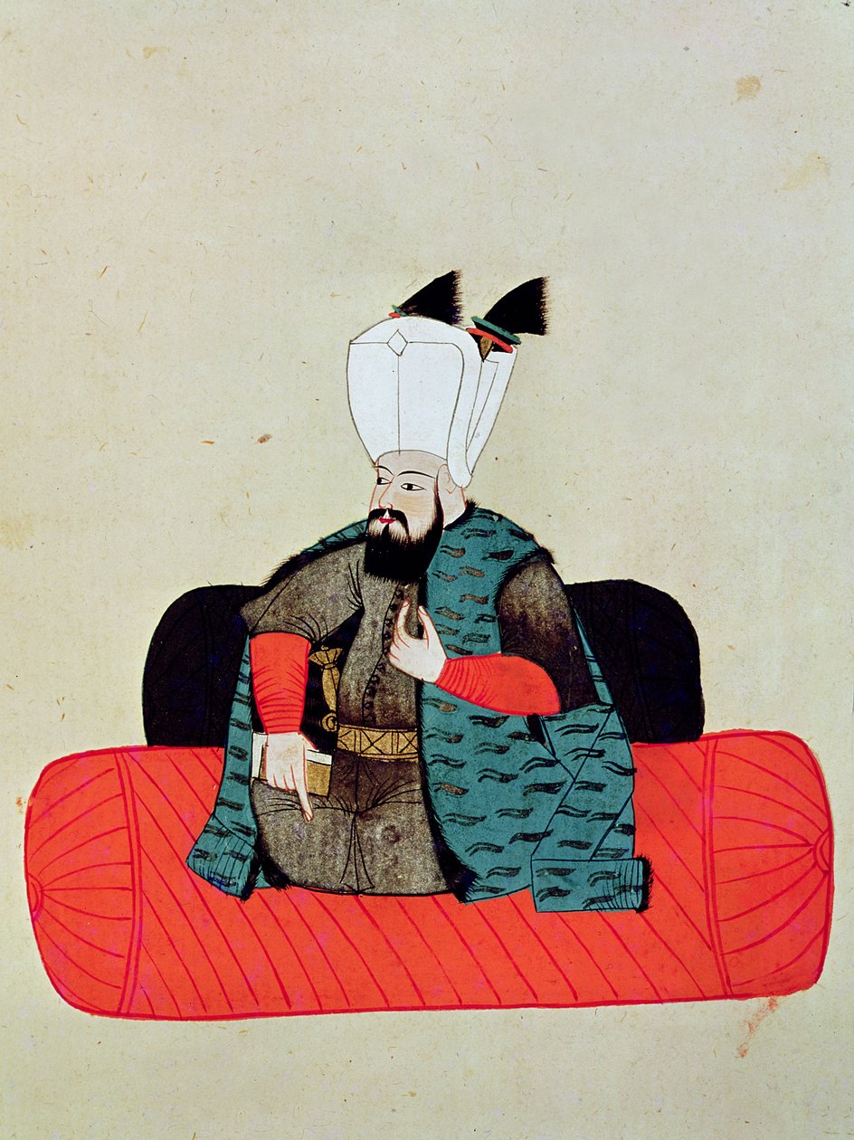 Ms 1671 Amurath (Murad) III (1546-95) c.1580 autorstwa Islamic School