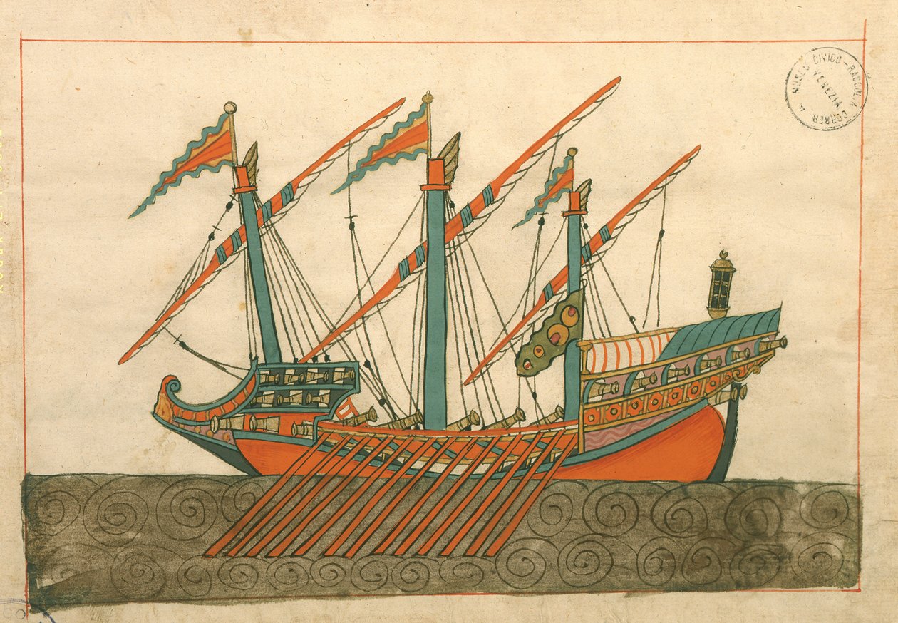 Ms. cicogna 1671, miniatura z „Memory Turchese” przedstawiająca turecką kuchnię z pojedynczym światłem autorstwa Islamic School