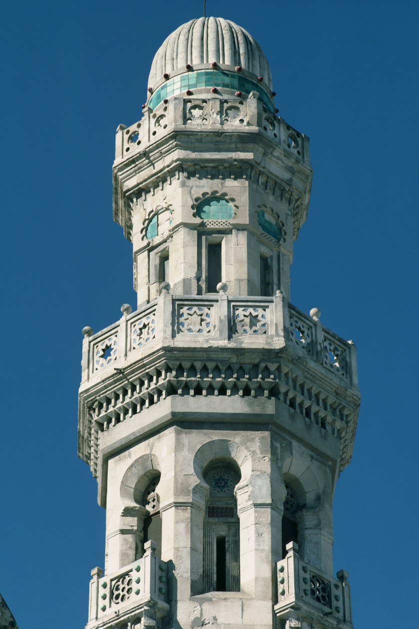 Fragment minaretu (zdjęcie) autorstwa Islamic School