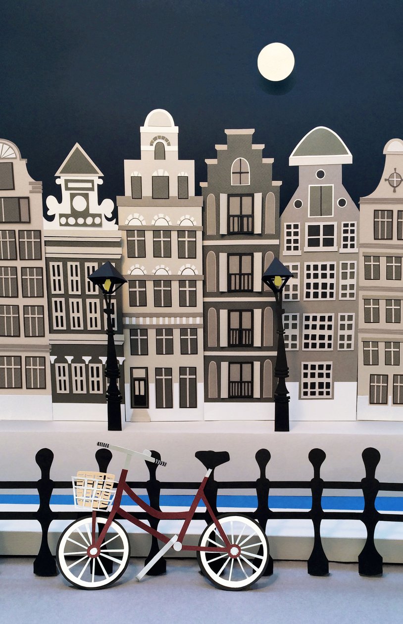 The City Sleeps, 2016 (papier) autorstwa Isobel Barber
