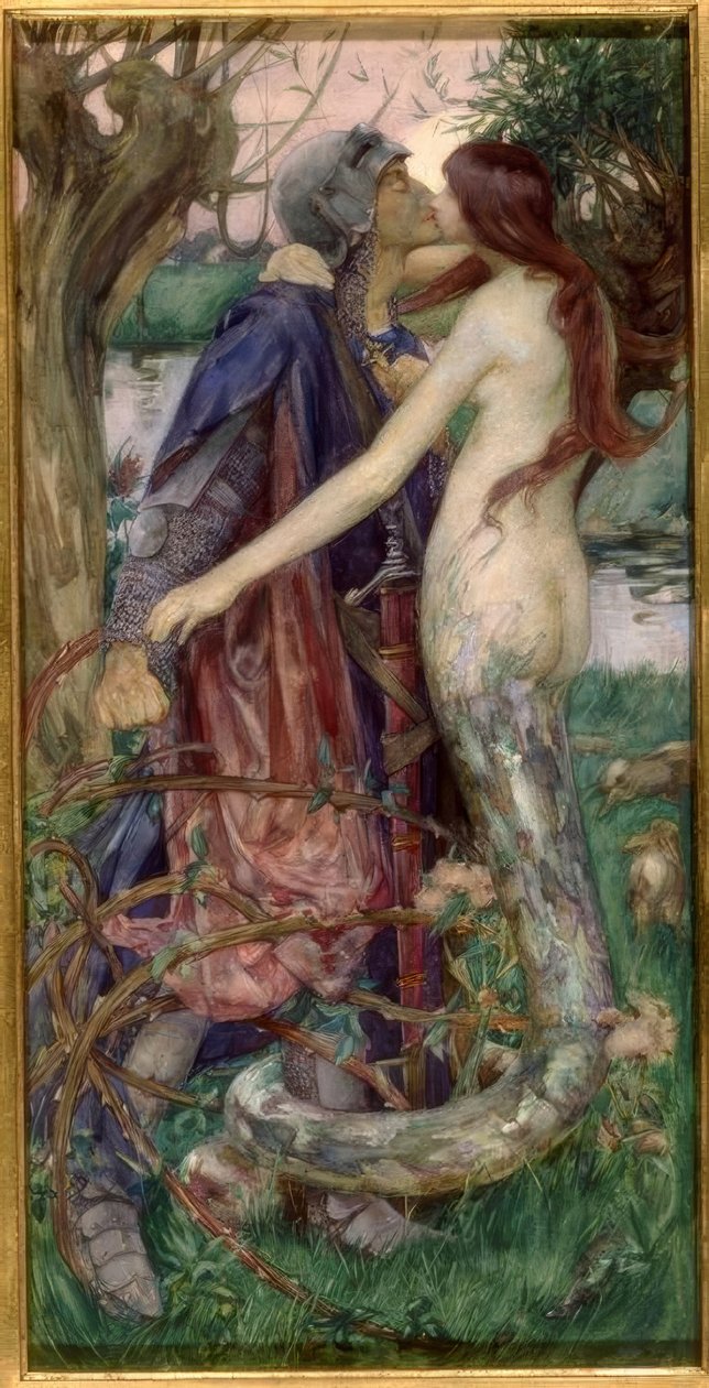 Rycerz i Syrenka autorstwa Isobel Gloag