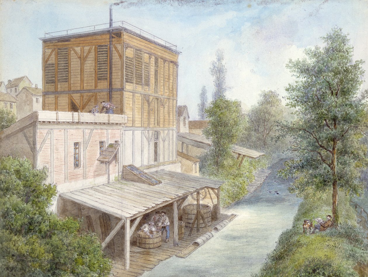 Bievre w Gentilly, 1865 autorstwa Isodore Laurent Deroy