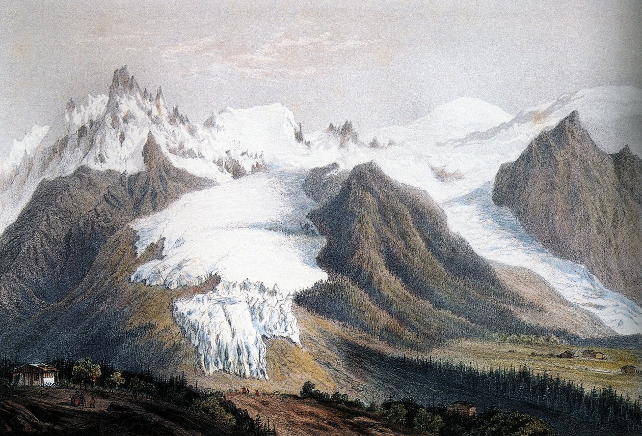 Masyw Mont-Blanc autorstwa Isodore Laurent Deroy