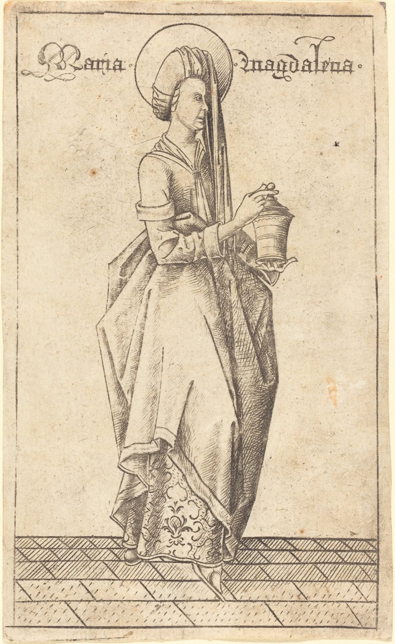 Św. Maria Magdalena, ok. 1930 1470. autorstwa Israhel van Meckenem