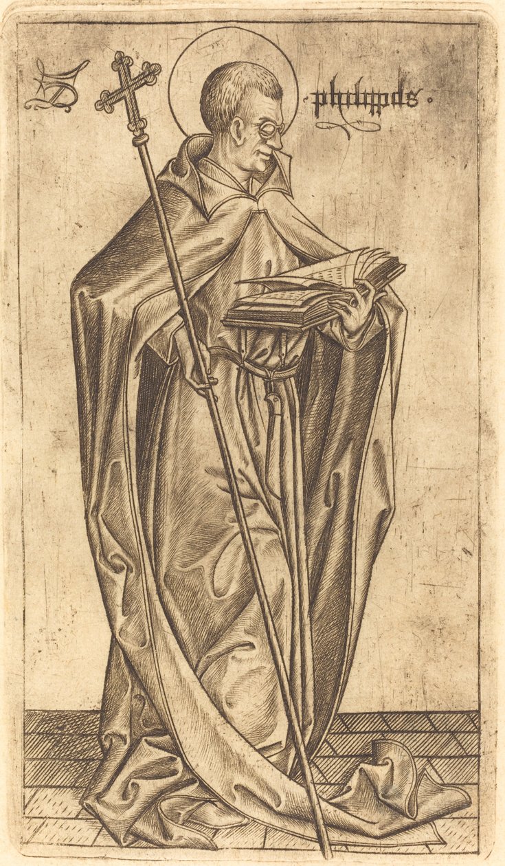 Św. Filip, ok. 14701480. autorstwa Israhel van Meckenem