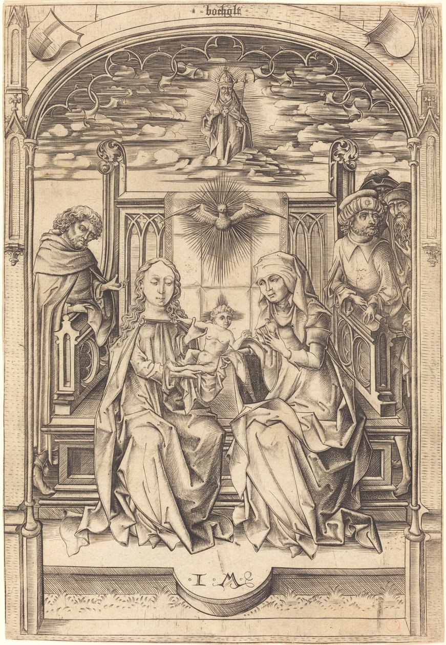 Święta Rodzina, c. 14751480. autorstwa Israhel van Meckenem
