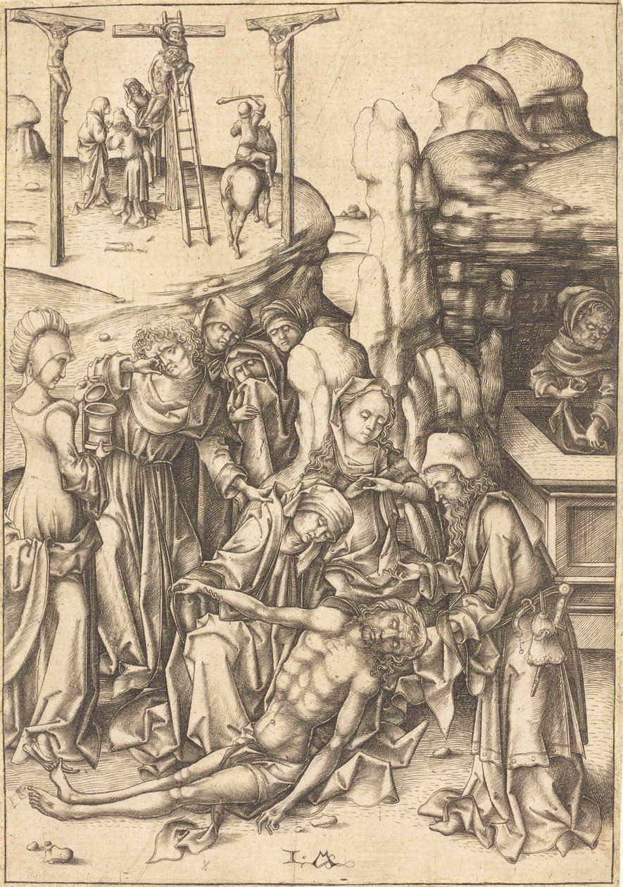Lamentacja, c. 1480. autorstwa Israhel van Meckenem