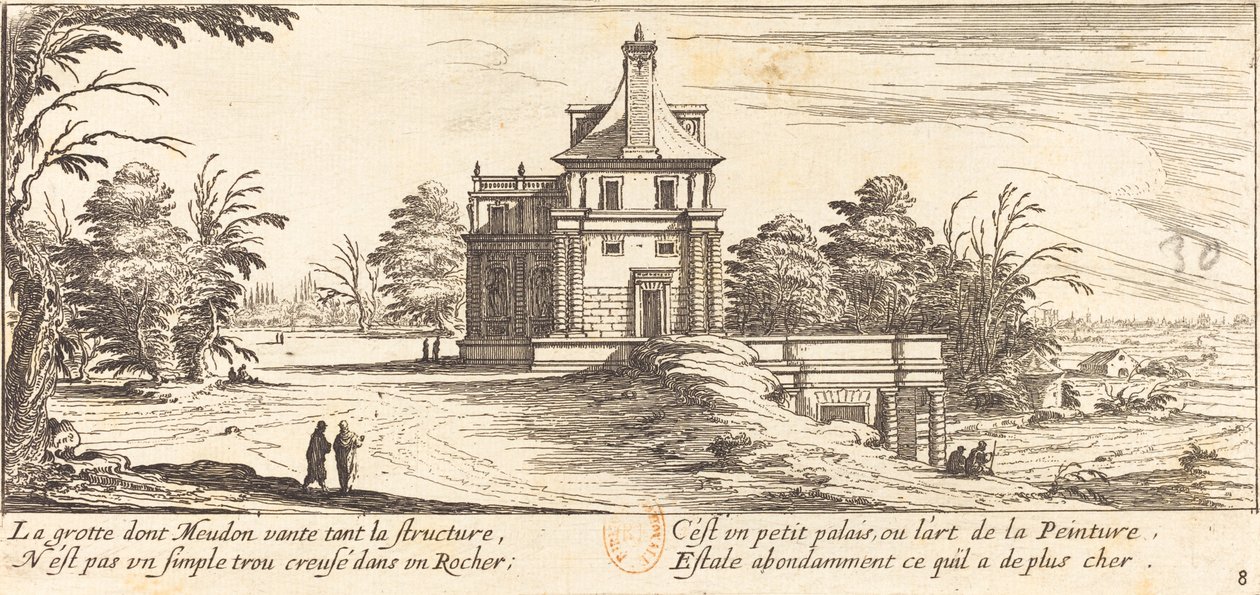 Grota Meudon autorstwa Israël Silvestre