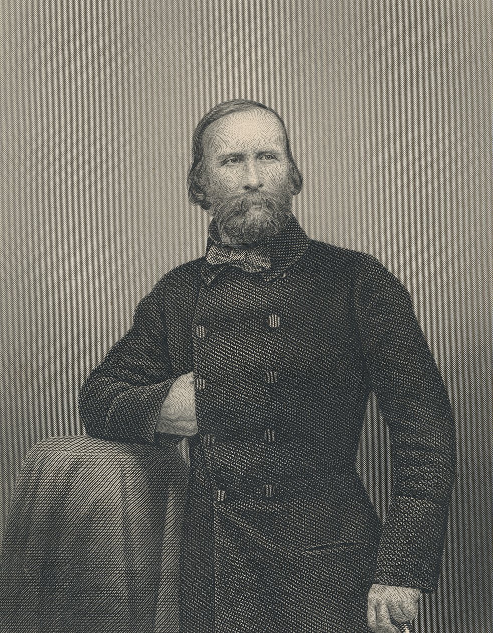 Giuseppe Garibaldi, grawerowane przez D.J Pound autorstwa Italian Photographer