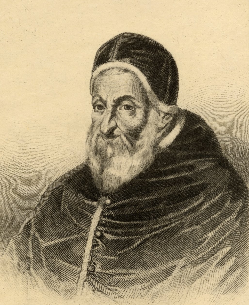 Papież Sykstus V (1520-90) autorstwa Italian School