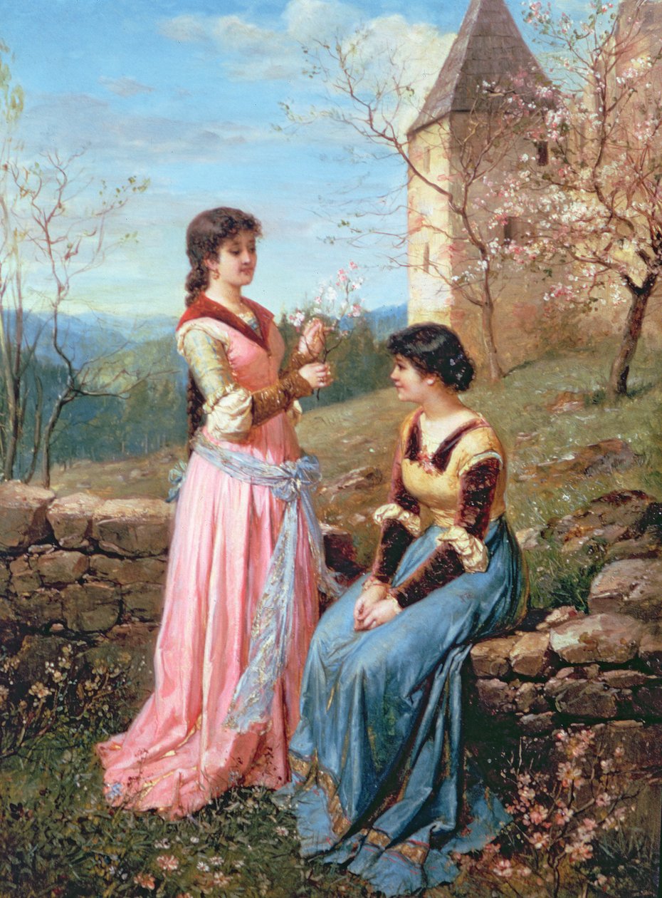 په Tuscanypoli کې د پسرلي وخت autorstwa Italian School