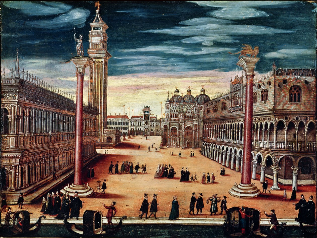 Пиаззетта ди Сан Марко, Венецийн поли autorstwa Italian School