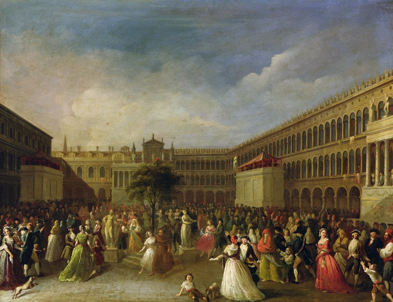 Drzewo Wolności na Piazza San Marco autorstwa Italian School